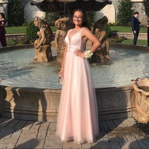 Light Pink PROM DRESS